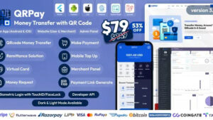 QRPay - Money Transfer with QR Code Full Solution
