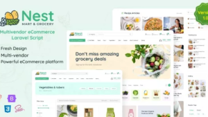 Nest - Multivendor Organic & Grocery Laravel eCommerce