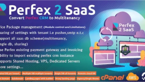 Perfex CRM SaaS Module  - Transform Your Perfex CRM into a Powerful Multi-Tenancy Solution