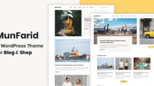 Munfarid - A WordPress Theme For Blog & Shop