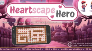 Heartscape Hero - HTML5 Maze Game