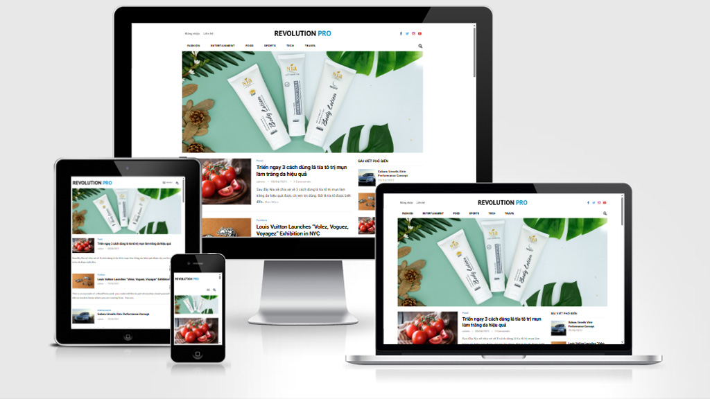 Mẫu web blog 01