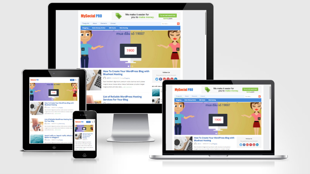 Mẫu web blog 02