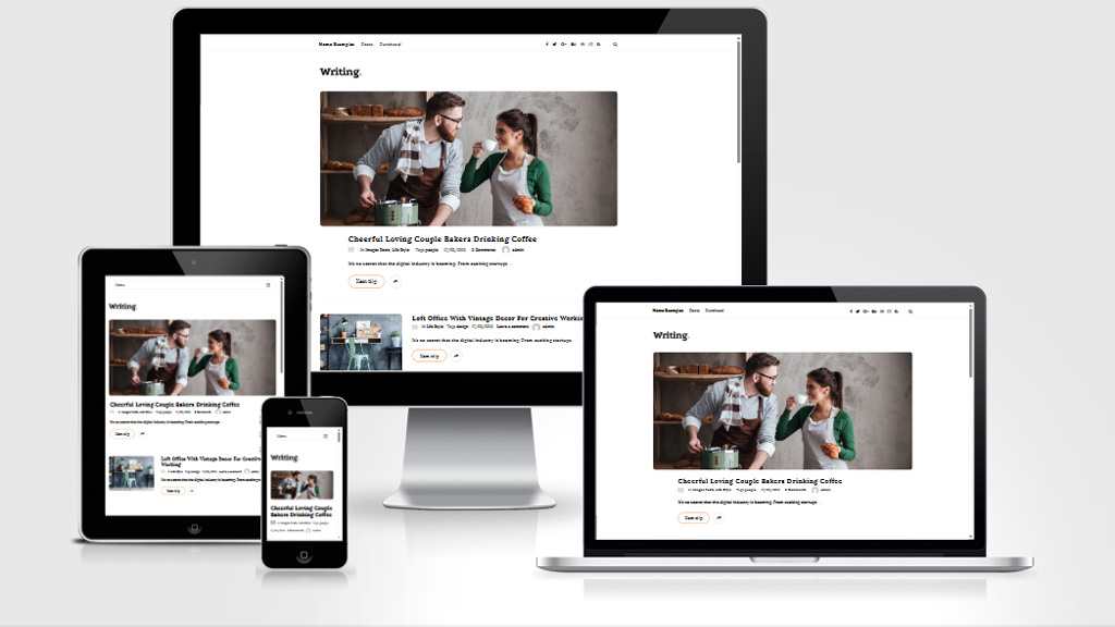 Mẫu web blog 05