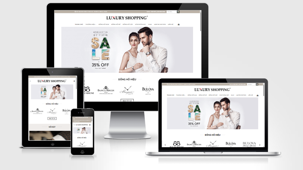 Mẫy website bán đồng hồ 01