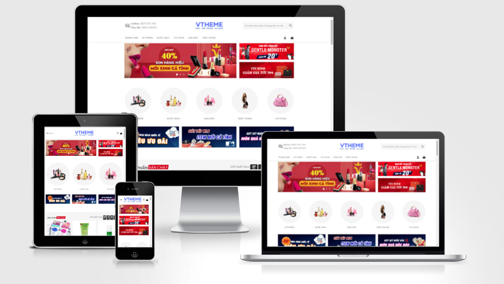 Mẫu website bán mỹ phẩm 04